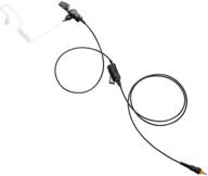 🎧 commountain single wire earpiece for motorola radios: clp1010 clp1040 clp1060, in-line ptt, reinforced cable, acoustic tube surveillance headset - replacement for hkln4487 & hkln4603 logo