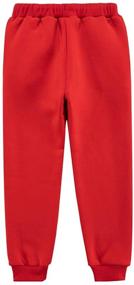 img 3 attached to 👖 UNACOO Girls Winter Velvet Casual Pants & Capris for Girls' Clothing