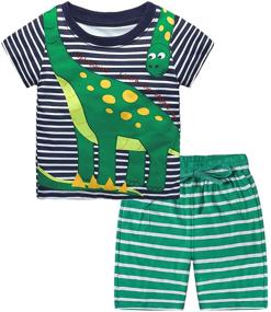 img 4 attached to 🦖 Dinosaur-themed Boys' Clothing: Stylish Outfits, T-Shirts, and Clothes