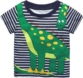 img 3 attached to 🦖 Dinosaur-themed Boys' Clothing: Stylish Outfits, T-Shirts, and Clothes