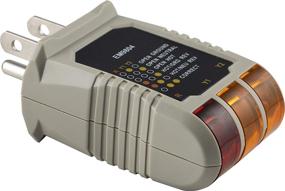 img 3 attached to 🔌 GE 50542 Receptacle Tester, Gray/Yellow - 3-Wire Light Improper Wiring Indicator