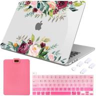 🌸 maittao macbook pro 16 inch case 2019 2020 2021 release a2141 - flower design, laptop sleeve & keyboard cover, touch bar compatible logo