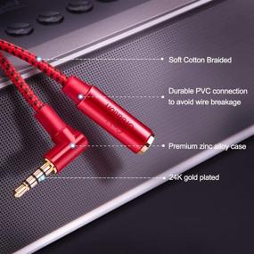 img 3 attached to Extension CableCreation Silver Plating Compatible Microphone