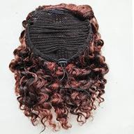 curly closure ponytail drawstring extension logo