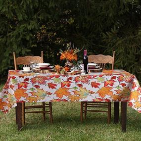 img 2 attached to Waterproof Polyester Rectangle Thanksgiving Tablecloth