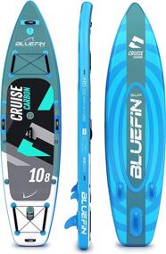 img 2 attached to 🏄 Bluefin SUP Kayak Bundle: Inflatable Paddle Board with Kayak Conversion Kit (10'8", 12'0" and 15'0") - Carbon 10'8