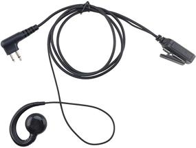 img 4 attached to 📞 KS K-STORM CLS1110 Walkie Talkie Earpiece Headset: Enhanced Communication for Motorola CP200, RDM2070D, CLS1413, HKLN4604 Radios - PU Material, Black