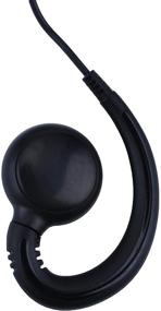 img 2 attached to 📞 KS K-STORM CLS1110 Walkie Talkie Earpiece Headset: Enhanced Communication for Motorola CP200, RDM2070D, CLS1413, HKLN4604 Radios - PU Material, Black