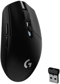 img 4 attached to Logitech G305 LIGHTSPEED Wireless Gaming Mouse: Hero 12K Sensor, 12,000 DPI, Lightweight Design, 6 Programmable Buttons, 250h Battery Life, On-Board Memory - Black (PC/Mac)