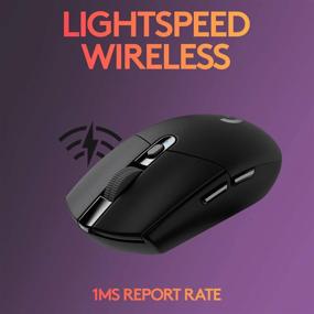img 2 attached to Logitech G305 LIGHTSPEED Wireless Gaming Mouse: Hero 12K Sensor, 12,000 DPI, Lightweight Design, 6 Programmable Buttons, 250h Battery Life, On-Board Memory - Black (PC/Mac)