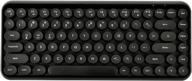 🔌 lomiluskr 308i wireless bluetooth keyboard - compact 84 keys - tablet keyboard - portable mini keyboard - compatible with ios/android/windows - black logo