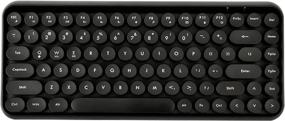 img 4 attached to 🔌 LomiLuskr 308i Wireless Bluetooth Keyboard - Compact 84 Keys - Tablet Keyboard - Portable Mini Keyboard - Compatible with iOS/Android/Windows - Black