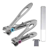 nail clippers set for thick nails – fingernail & toenail clippers for men, women, and seniors logo