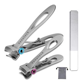 img 4 attached to Nail Clippers Set for Thick Nails – Fingernail & Toenail Clippers for Men, Women, and Seniors
