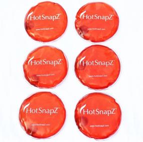 img 1 attached to 🔥 HotSnapZ Reusable Hand Warmers: 4" Round Instant Heat Packs for Long-lasting Warmth