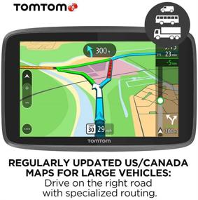 img 3 attached to 🚚 TomTom Trucker 620: Продвинутое 6-дюймовое устройство GPS-навигации для грузовиков с Wi-Fi-подключением, услугами для смартфонов, информацией о текущем движении и картами Северной Америки.