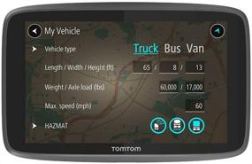 img 4 attached to 🚚 TomTom Trucker 620: Продвинутое 6-дюймовое устройство GPS-навигации для грузовиков с Wi-Fi-подключением, услугами для смартфонов, информацией о текущем движении и картами Северной Америки.