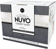 🔲 возродите свои шкафы с помощью комплекта nuvo cabinet makeover в элегантном оттенке "утонченный серый графский логотип