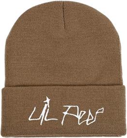 img 2 attached to Embroidered Stretchy Beanie Skullies Unisex Outdoor Recreation
