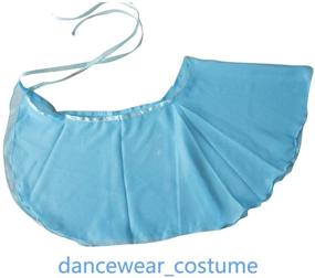 img 2 attached to 🩰 Chic Chiffon Ballet Skirts for Girls: Woosun Fashion Clothing | Skirts & Skorts