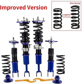 img 4 attached to Coilovers Suspension Fairlady 2003 2008 Adjustable