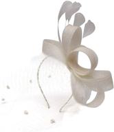 felizhouse organza fascinator cocktail headwear women's accessories and special occasion accessories logo