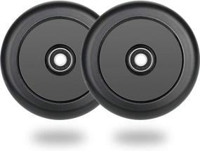 img 4 attached to 🛴 Kutrick 110mm Hollow Core Scooter Wheels with Bearings - Pair of 2 Scooter Wheels for Kids - Pro Scooter Wheels 110mm - 24mm x 110mm