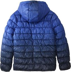 img 3 attached to 🧥 Krumba Gradient Waterproof Hooded Puffer: Stylish Boys' Jackets & Coats