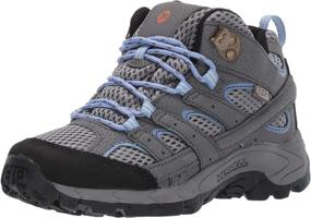 img 4 attached to Merrell Kid's Moab 2 Mid Waterproof Hiking Boot: Durable and Protective Footwear for Young Adventure Seekers