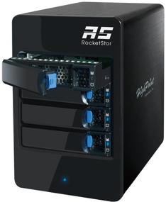 img 1 attached to 6Gb/s SAS/SATA HighPoint RocketStor 6414S 4-Bay Storage Tower Enclosure