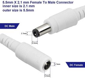 img 1 attached to 🔌 Dericam Universal Extension Adapter: Expand Your Industrial Electrical and Wiring & Connecting Needs