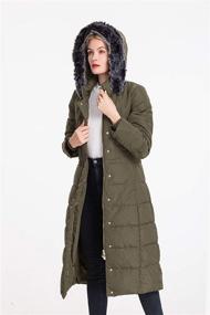 img 1 attached to Polydeer Womens Puffer Jacket Thickened