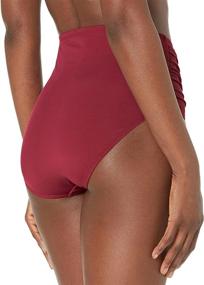 img 3 attached to 👙 Flattering Skirted Swimwear: Coastal Blue Control Women's Clothing, Swimsuits & Cover Ups