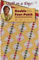 🧵 discover the charm of quilt in a day eleanor burns pattern: double four-patch quilt! logo