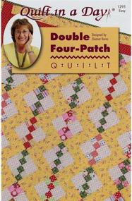 img 1 attached to 🧵 Discover the Charm of Quilt in a Day Eleanor Burns Pattern: Double Four-Patch Quilt!