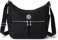 👜 стильно и безопасно: baggallini bristol rfid crossbody для женщин - черные сумки, кошельки и хобо-сумки логотип