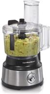 🍲 hamilton beach food processor & vegetable chopper - 10 cup capacity, stainless steel blades, bowl scraper логотип