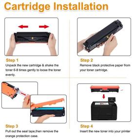 img 3 attached to 🖨️ Arcon Replacements for HP 131A CF210A 131X CF210X CF211A CF212A CF213A Toner Cartridges, Compatible with Laserjet Pro 200 Color M251nw MFP M276nw M276n Printers, Ink Pack (Black Cyan Yellow Magenta, 4 Packs)