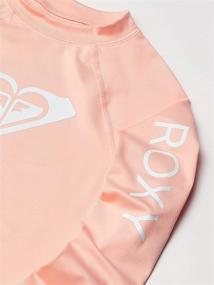 img 1 attached to Roxy Girls Hearted Sleeve Rashguard: Stylish Active Clothing for Girls