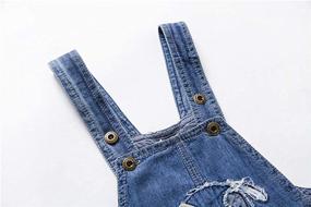 img 2 attached to 👖 Unisex Pattern LittleSpring Little Overalls for Boys - Clothing and Overalls