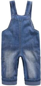 img 3 attached to 👖 Unisex Pattern LittleSpring Little Overalls for Boys - Clothing and Overalls