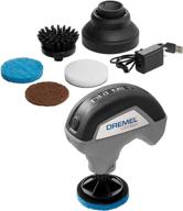 🧼 dremel versa cleaning tool - grout brush - bathroom shower scrubber - kitchen & bathtub cleaner - power tile scrubber - ideal for pans, stoves, tubs, sinks, autos, & grills - pc10-02 logo