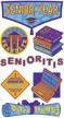 sticko metallic dimensional stickers senior year logo