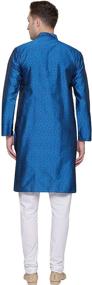 img 2 attached to Jacquard Kurta Pajama India Clothing Men's Clothing for Sleep & Lounge