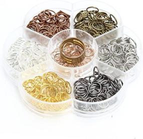 img 3 attached to Bulk Rings Value Pack for Beading & Jewelry Making - Linsoir Beads