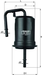 img 1 attached to Enhanced MAHLE KL 🔧 517 Fuel Filter for Improved Performance