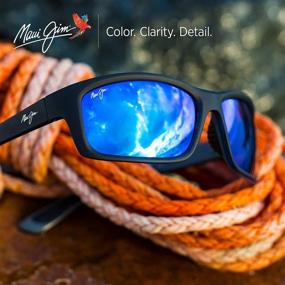 img 3 attached to 🕶️ Experience Optimal Style and Protection with Maui Jim Kanaio Coast Wrap Sunglasses