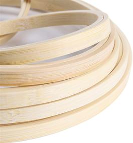 img 1 attached to 🧵 Tosnail 14 Pack Bamboo Circle Cross Stitch Hoops - 4-10 inch Sizes for Embroidery, Cross Stitch, Home Ornaments, Dreamcatcher and Crafts