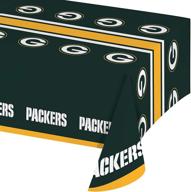 green bay packers plastic tablecloths logo