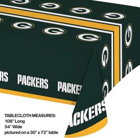 img 1 attached to Green Bay Packers Plastic Tablecloths